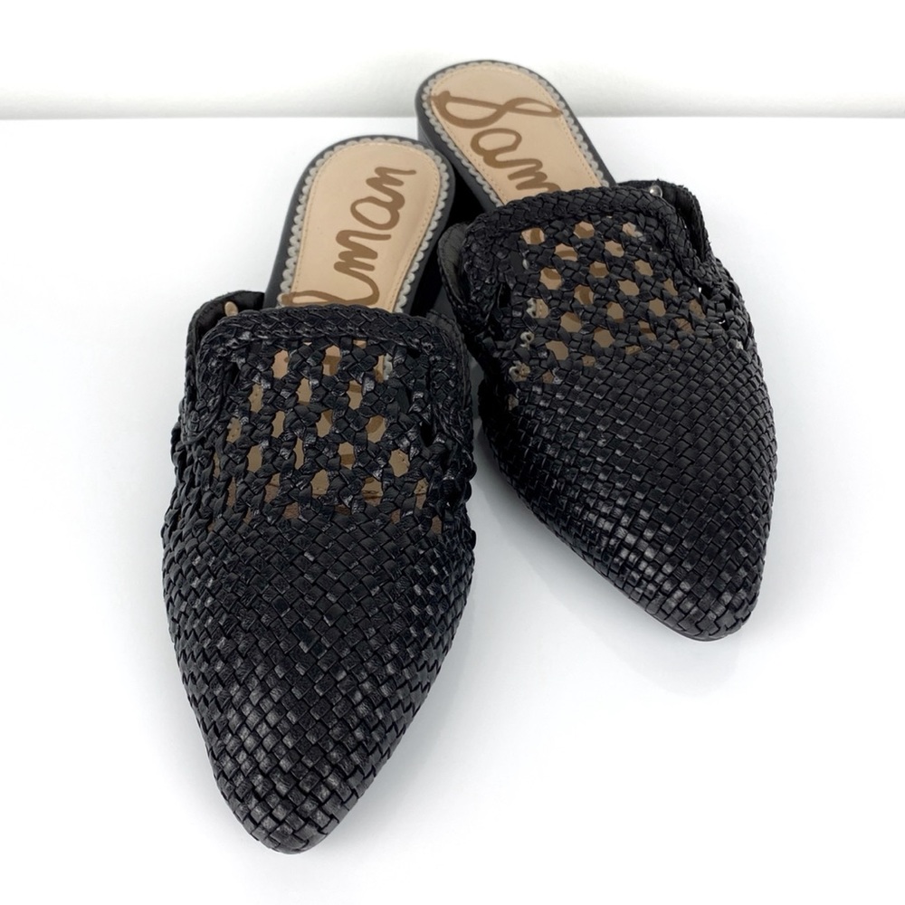Sam Edelman Women’s Clara Woven Leather Mules